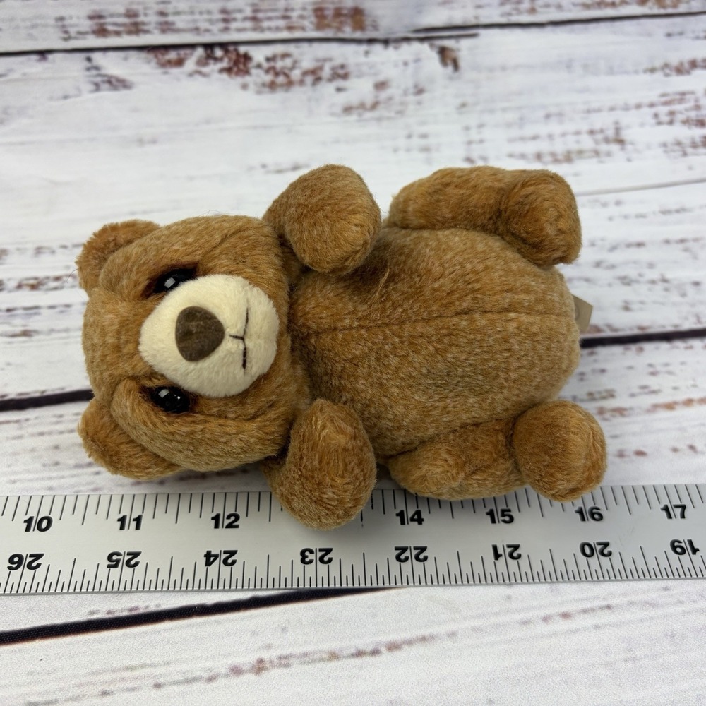 VTG Lou Rankin Little Mini Friends JASPER Brown Bear 5" Animal Plush Dakin - Picture 6 of 6